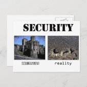 Beveiliging - Theorie en realiteit Briefkaart (Voorkant / Achterkant)