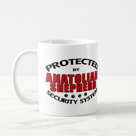 Beveiliging van Anatolian Shepherd Koffiemok (Links)