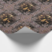 Beveiliging van de kerstkerst bij de speelgoedbont cadeaupapier (Hoek)