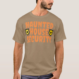 Beveiliging van het haunhuis Funny Mam Pap Mannen T-shirt
