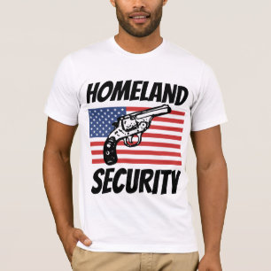 BEVEILIGING VAN HOMELAND PATRIOTISCHE T-SHIRS T-SHIRT