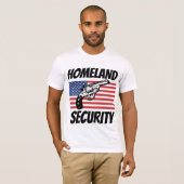 BEVEILIGING VAN HOMELAND PATRIOTISCHE T-SHIRS T-SHIRT (Voorkant volledig)