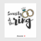 Beveiliging van ring sticker (Vel)