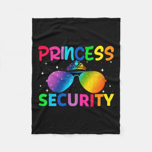 Beveiliging Verjaardag Halloween Party Funny Manne Fleece Deken (Voorkant)