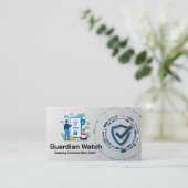 Beveiliging Vingerafdruk Scanafbeeldingen | Techno Visitekaartje (Staand voorkant)