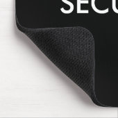 BEVEILIGING zwart/wit Muismat (Hoek)