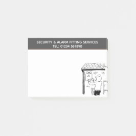 Beveiligings- en alarmeringsservices voor persoonl post-it® notes