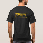 BEVEILIGINGS ID T-SHIRT (Achterkant)