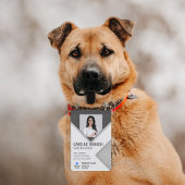 Beveiligings QR-code Werknemersfoto Houtskoolbedri Badge