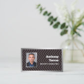 Beveiligingsadvies, aangepaste foto visitekaartje (Staand voorkant)