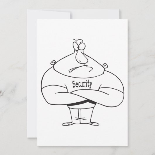 Beveiligingsagent Kaart (Voorkant)