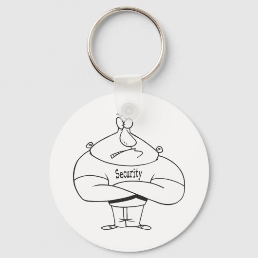 Beveiligingsagent Sleutelhanger (Voorkant)