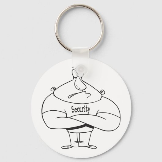 Beveiligingsagent Sleutelhanger (Achterkant)