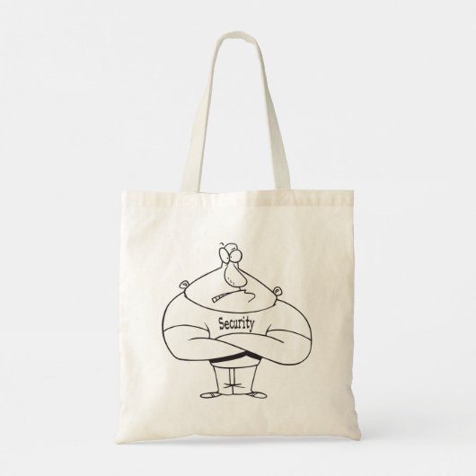 Beveiligingsagent Tote Bag (Achterkant)