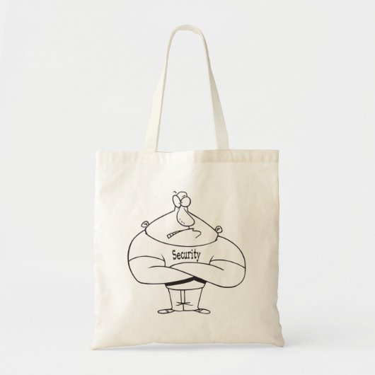 Beveiligingsagent Tote Bag (Voorkant)