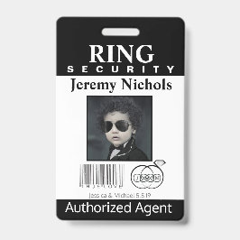 Beveiligingsbadge Ringdrager Badge