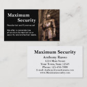 Beveiligingsbedrijf Visitekaartje (Voorkant / Achterkant)