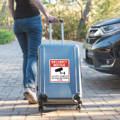 Beveiligingsbericht Bord – Bewakingscamera's Sticker (Koffer Insitu)