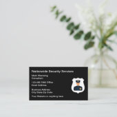 Beveiligingsbeveiligingstoezicht Visitekaartjes (Staand voorkant)