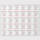 Beveiligingsbewakers doen het de hele nacht lang cadeaupapier (Vlak)