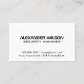 Beveiligingscamera | Hangsloten codering Visitekaartje