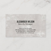 Beveiligingscamera | Hondenlogo Visitekaartje (Achterkant)