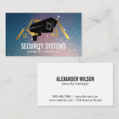 Beveiligingscamera | Huis Logo Visitekaartje (Voorkant / Achterkant)
