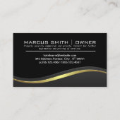 Beveiligingscamera Logo | Metallisch Visitekaartje (Achterkant)