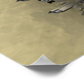 Beveiligingscamera-muur Poster (Hoek)