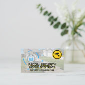 Beveiligingscamera | Netwerk | Huishoudelijke woni Visitekaartje (Staand voorkant)