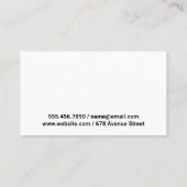 Beveiligingscamera | Netwerk | Huishoudelijke woni Visitekaartje (Achterkant)