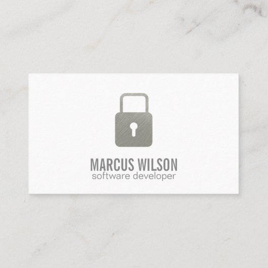 Beveiligingscamera | Slot Visitekaartje (Achterkant)