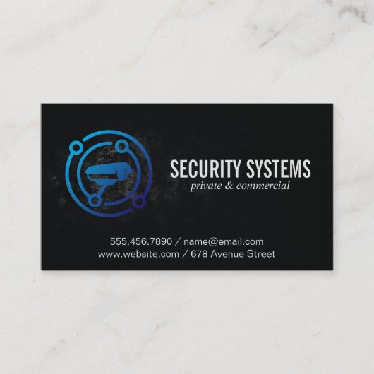 Beveiligingscamera | Slot Visitekaartje (Voorkant)