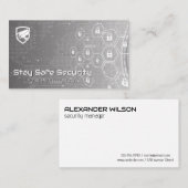 beveiligingscamera | Sloten | Online bescherming Visitekaartje (Voorkant / Achterkant)