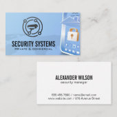 Beveiligingscamera | Smart Phone Tech Visitekaartje (Voorkant / Achterkant)