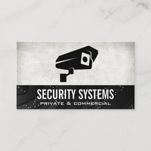 Beveiligingscamera | Technische noden Visitekaartje (Voorkant)