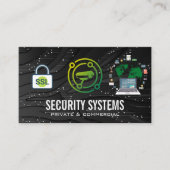Beveiligingscamera | Technologie | Gegevensbeveili Visitekaartje (Voorkant)