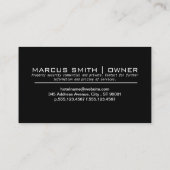 Beveiligingscamera | Toezicht | Bescherming Visitekaartje (Achterkant)