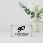 Beveiligingscamera (variatie) visitekaartje (Staand voorkant)