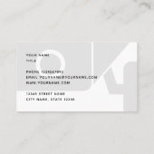 Beveiligingscamera videobewakingsbedrijf visitekaartje (Achterkant)