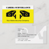 Beveiligingscamera videobewakingsbedrijf visitekaartje (Voorkant / Achterkant)