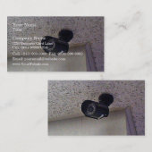 Beveiligingscamera Visitekaartje (Voorkant / Achterkant)