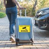 Beveiligingscamera's in werking Let op Beveiliging Sticker (Koffer Insitu)
