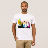 Beveiligingscamera's overal t-shirt (Voorkant volledig)