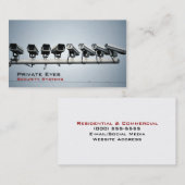 Beveiligingscamera's Visitekaartje (Voorkant / Achterkant)