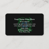 Beveiligingsconsultant, slangenhoofden, Gold Ring Visitekaartje (Achterkant)