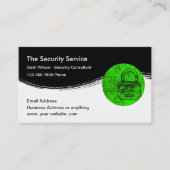 Beveiligingsdiensten Cybersecurity Visitekaartje (Voorkant)