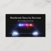 Beveiligingsdiensten Modern Visitekaartje (Voorkant)