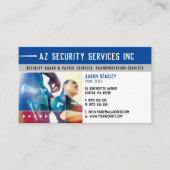 Beveiligingsdiensten | Visitekaartje particuliere  (Voorkant)