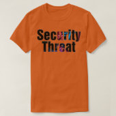 Beveiligingsdreiging T-shirt (Design voorkant)